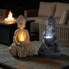 Szolár Buddha - 1 LED - 12,5 x 8,5 x 19 cm - 2 féle