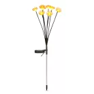 Leszúrható szolár lámpa - kamilla - 10 melegfehér LED - 80 cm