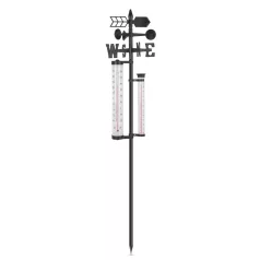   Kerti időjárás állomás - hőmérő, esőmérő, szélmérő - 145 cm