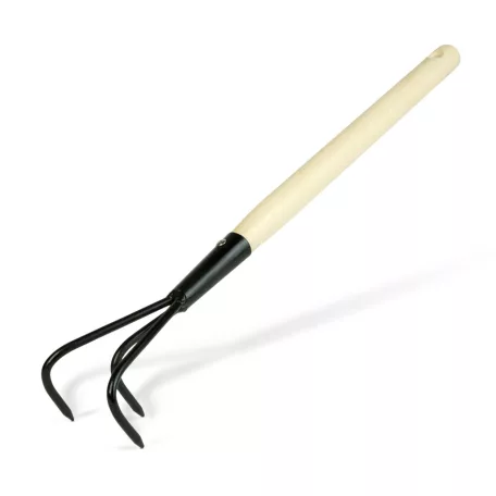 Kerti szerszám - talajlazító - 50 cm - fa nyéllel