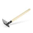 Kerti szerszám - gereblye - 50 cm - fa nyéllel