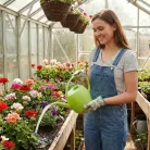 Öntözőkanna 1,45 L - zöld -  30 x 20 cm