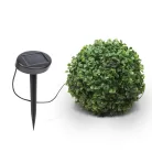 Szolár bukszus - felakasztható - 25 cm - 20 melegfehér LED