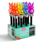 Leszúrható szolár lámpa - nyuszi - 1 fehér LED - 5,5 x 38,5 cm