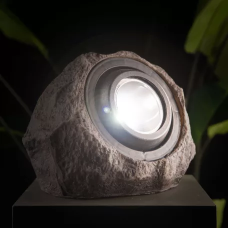 LED-es kültéri szolár lámpa - szikla, kő - fehér SMD LED - 20 x 12 x 16 cm