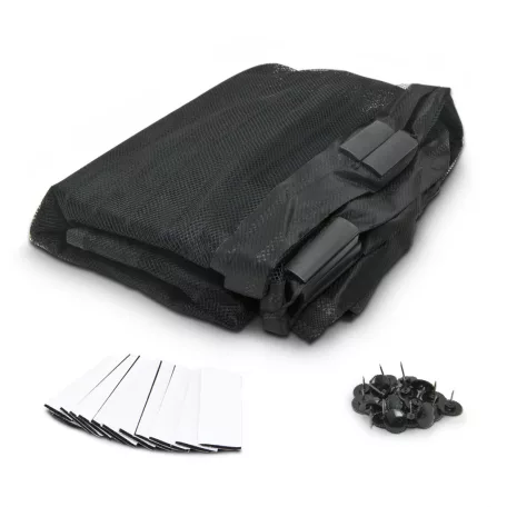 Szúnyogháló függöny ajtóra - mágneses - 100 x 210 cm - fekete