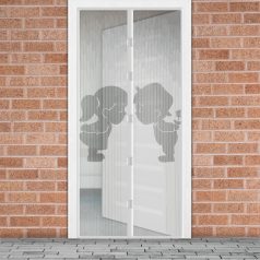   Szúnyogháló függöny ajtóra - mágneses - 100 x 210 cm - Fiú + Lány