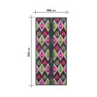 Szúnyogháló függöny ajtóra - mágneses - 100 x 210 cm - bogaras