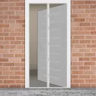 Szúnyogháló függöny ajtóra - mágneses - 100 x 210 cm - fehér