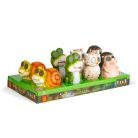 Szolár állatfigurák - 4 féle - mozgó szemekkel - 104 x SMD LED - 20 cm