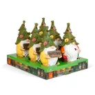 LED-es szolár manó - 2 féle - melegfehér LED - műgyanta - 10 x 8,5 x 18,5 cm