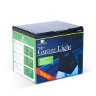 Szolár ereszcsatorna fény - 6 hidegfehér SMD LED - fekete