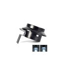 Garden of Eden 1 db kültéri ereszcsatornára szerelhető napelemes lámpa, fekete 11445 bk