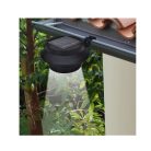 Garden of Eden 2 db kültéri ereszcsatornára szerelhető napelemes lámpa, fekete 11445 bk