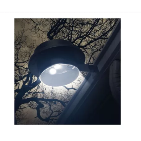 Garden of Eden 2 db kültéri ereszcsatornára szerelhető napelemes lámpa, fekete 11445 bk