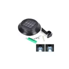 Garden of Eden 6 db kültéri ereszcsatornára szerelhető napelemes lámpa, fekete 11445 bk