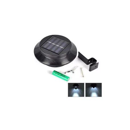 Garden of Eden 6 db kültéri ereszcsatornára szerelhető napelemes lámpa, fekete 11445 bk