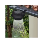 Garden of Eden 6 db kültéri ereszcsatornára szerelhető napelemes lámpa, fekete 11445 bk