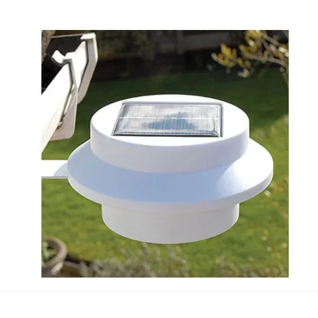 Garden of Eden 1 db kültéri ereszcsatornára szerelhető napelemes lámpa, fehér 11445 WH