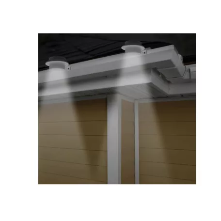 Garden of Eden 1 db kültéri ereszcsatornára szerelhető napelemes lámpa, fehér 11445 WH