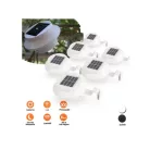 Garden of Eden 6 db kültéri ereszcsatornára szerelhető napelemes lámpa, fehér 11445 WH