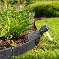   Virágágyás / gyepszegély - 4 db / csomag - 25 x 22,5 cm - műanyag