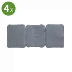   Virágágyás / gyepszegély - 4 db / csomag - 24,5 x 10 cm - műanyag