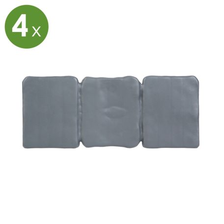 Virágágyás / gyepszegély - 4 db / csomag - 24,5 x 10 cm - műanyag