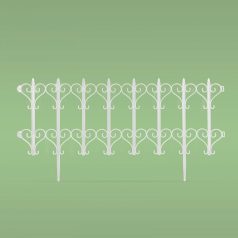 Virágágyás szegély / kerítés