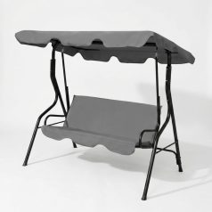 Kerti hintaágy - 170 x 110 x 153 cm - szürke