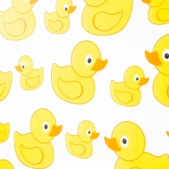 Zuhanyfüggöny - kiskacsás - 183 x 183 cm