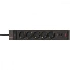 Gaming aljzat GSL 05 5 utas 2 USB töltési funkcióval 1,5 m H05VV-F3G1.5 TYPE F