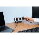 brennenstuhl®estilo Duplex aljzat, 2x Keystone modul, 10x biztonsági aljzat, ezüst/fekete