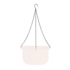 Virágcserép függesztőlánc - fém - fekete - 50 cm