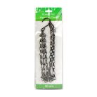 Virágcserép függesztőlánc - fém - fekete - 50 cm