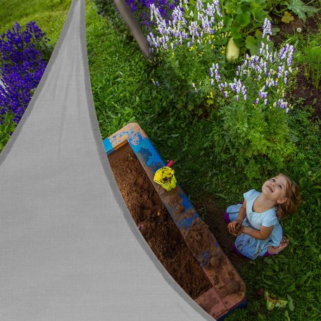 Napvitorla - 3 x 3 x 3  m - szürke