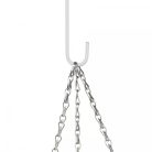 Virágcserép / kaspó akasztó - fehér - 30 x 4,5 cm