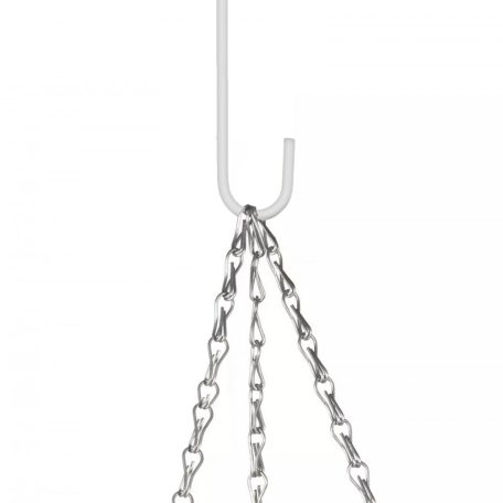 Virágcserép / kaspó akasztó - fehér - 30 x 4,5 cm