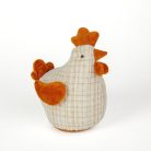 Textil dekoráció - tyúkanyó - 18 cm