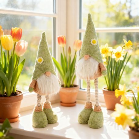 Textil dekoráció - manó - teleszkópos - 60 cm