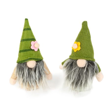 Textil dekoráció - manó - 15 cm - 2 féle