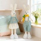 Textil dekoráció - nyuszi - 50 x 17 x 8 cm - 2 féle