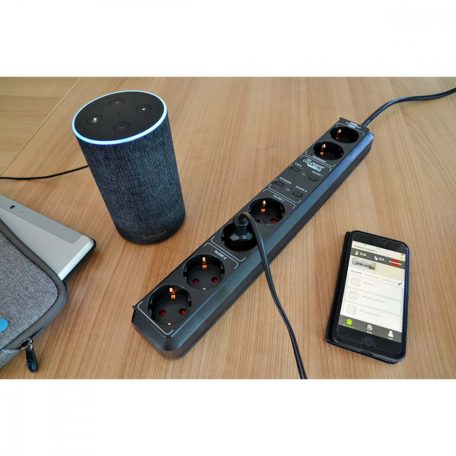 brennenstuhl®Connect Eco-Line Smart aljzat 6 irányú időzítő funkcióval