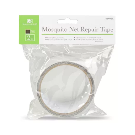 Szúnyogháló javítószalag - 2 m x 5 cm - fekete