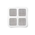 Szúnyogháló javítófolt - 10 x 10 cm - fekete - 4 db / csomag