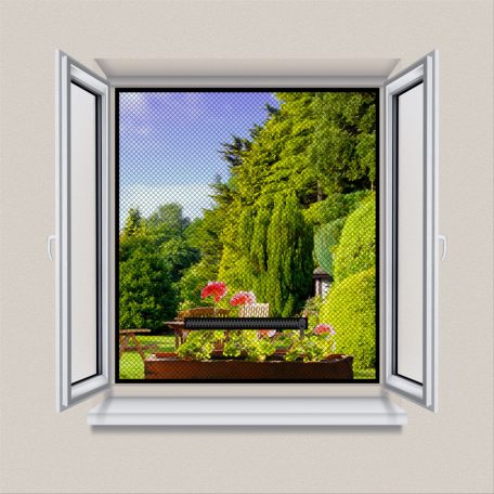 Öntapadós szúnyogháló cipzáros nyílással