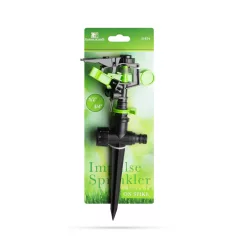   Leszúrható szektorálható impulzus szórófej - műanyag - max. 20 m - 27,4 x 12,5 x 5,3 cm