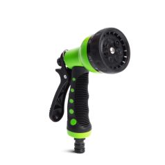   Öntözőpisztoly - 7 funkciós - gumírozott - 20 x 12,5 x 6 cm