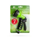 Öntözőpisztoly - 7 funkciós - gumírozott - 20 x 12,5 x 6 cm