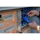 CEE hosszabbítókábel 5 m (H07RN-F 3G2.5 kempinghosszabbító kábel, narancssárga, CEE dugóval és csatlakozóval tömítősapkával állandó kültéri használatra)